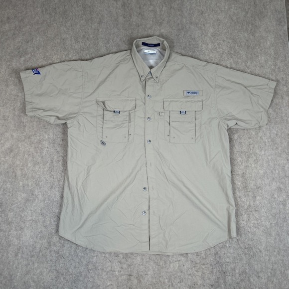 Columbia Sportswear Company Other - Bahama Fishing Shirt Columbia PFG Tan Size Large